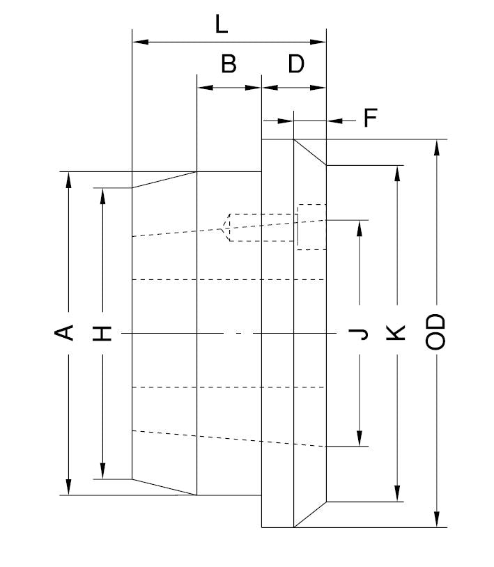 Taper-Bushed Type WA30 Hub