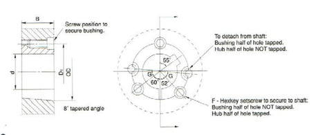 3535 Bushing 1-1/4 bore