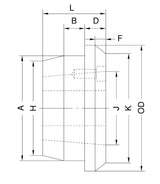 Taper-Bushed Type WA30 Hub