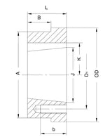 Split-Taper Bushed HCQ1 Hub