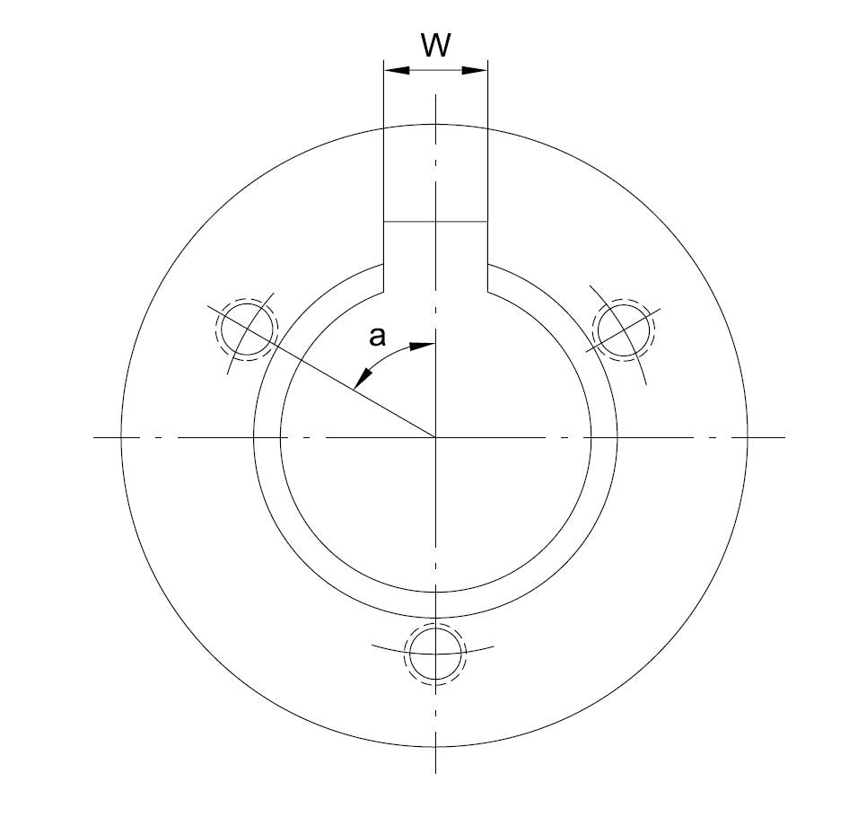 Split-Taper Bushed HS2 Hub