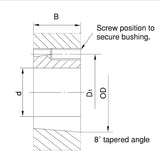 3030 Bushing 2-1/2 bore