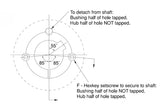1008 Bushing 1/2in