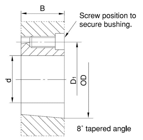 4040 Bushing 1-7/16 bore
