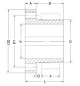 E Bushing QD 1-1/16 bore