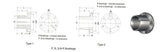 P1 Series Split Taper Bushing, 1-5/8 Bore